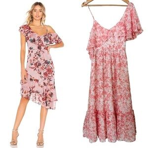 Lovers + Friends Stacy Floral Midi Dress